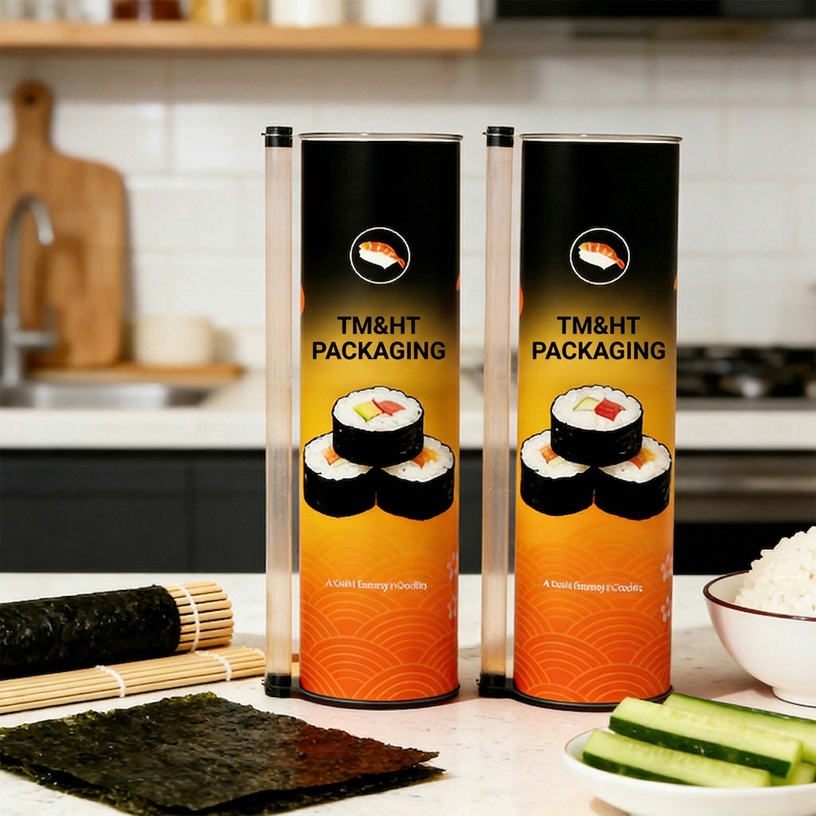 Branded Sushi Paper Tube