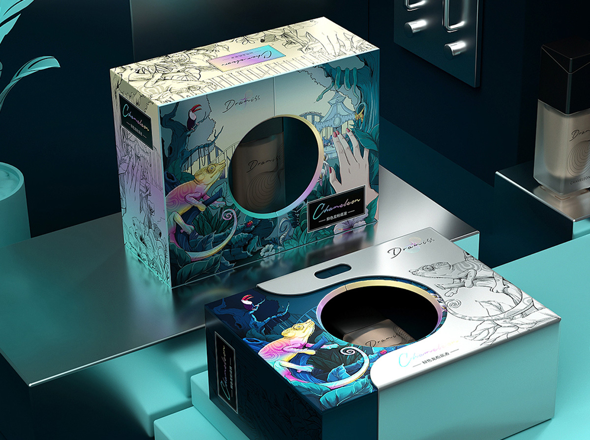 Holographic Perfume Box